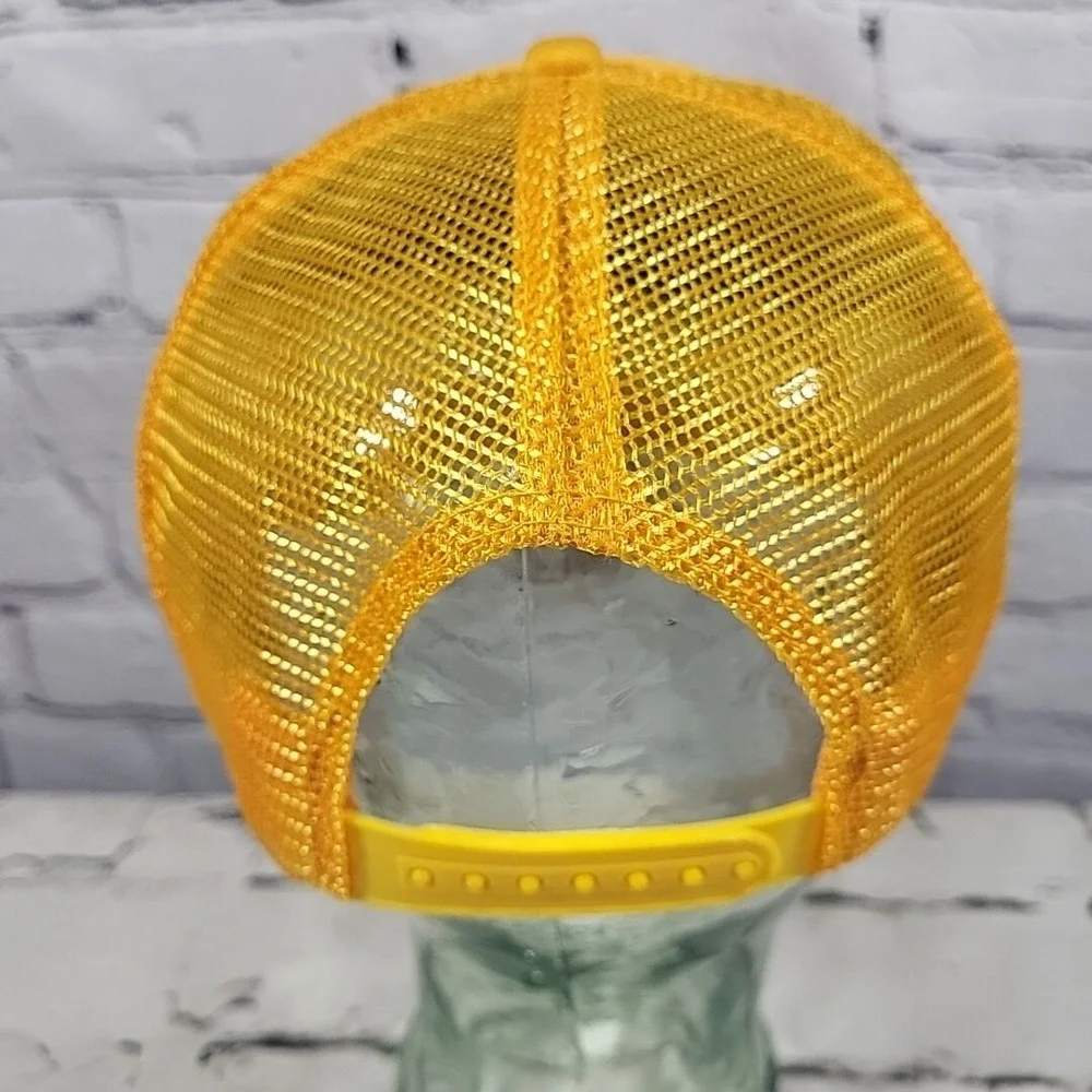 Brunch Tribe Trucker Hat Unisex Snapback Golden Yellow Rope Front‎ Meshback Cap